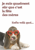 Maman cool en mode humour canin